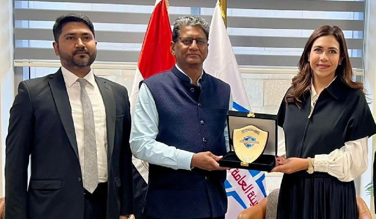 Mai Farid with Suresh K Reddy