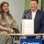 HC Neeta Bhushan sharing warm wishes with Indian students at Business South Event, Dunedin