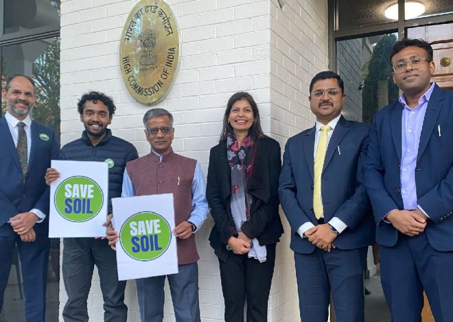 SaveSoil movement: Sahil Jha’s incredible journey to Canberra, Australia