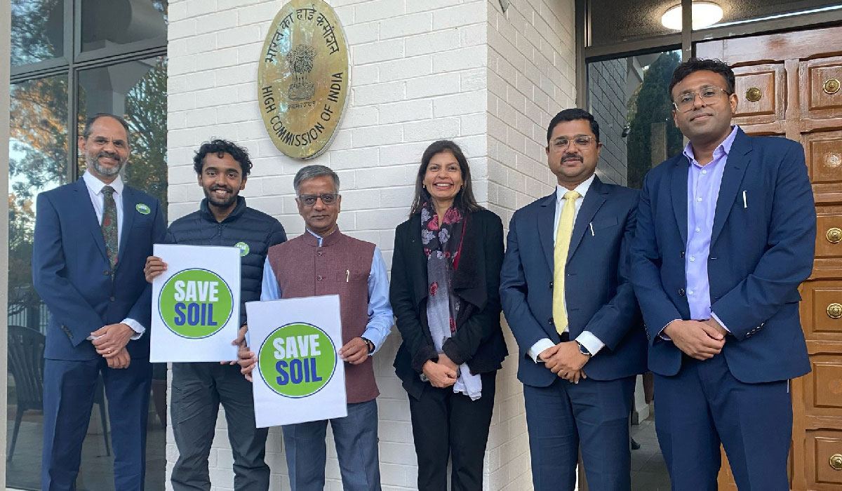 SaveSoil movement: Sahil Jha’s incredible journey to Canberra, Australia