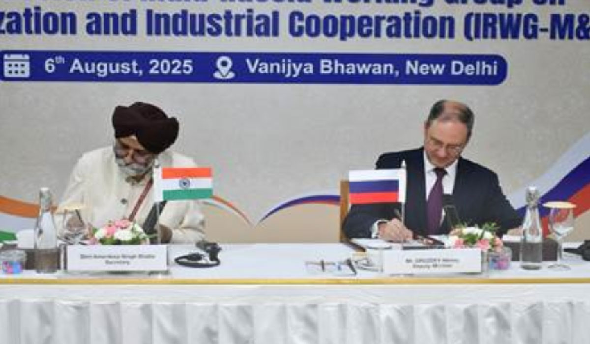 India and Russia Sign Protocol to Enhance Industrial Cooperation at 11th Working Group Meeting