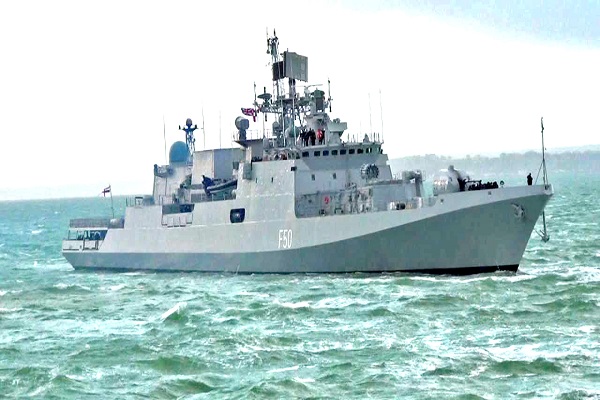 Indian Naval Ship Tarkash on Three-Day Visit to Namibia