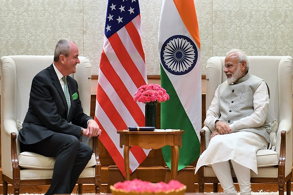New Jersey Governor on India Visit, Meets PM Modi