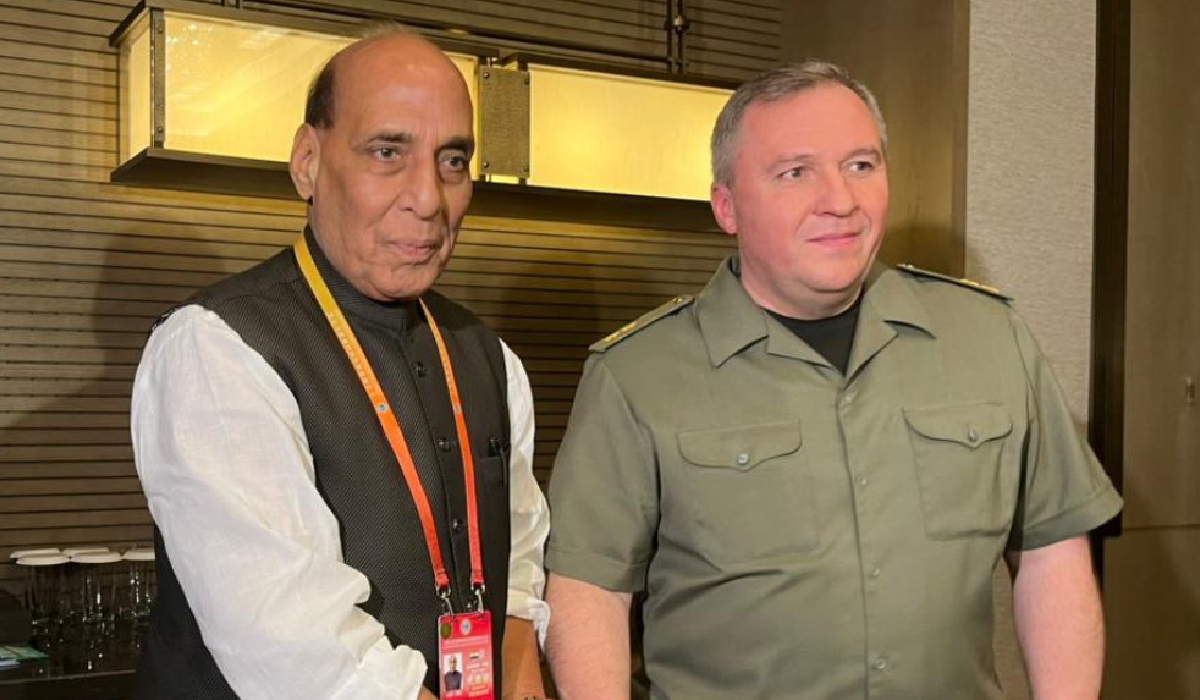 Indian Defence Minister Rajnath Singh Holds Bilateral Discussions with Defence Ministers of Belarus, Tajikistan, Kazakhstan in China