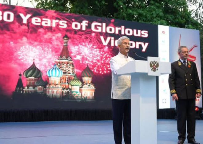 The Victory Day celebrations at Russian Embassy in India
