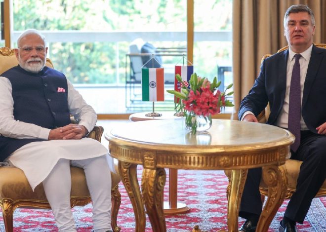 PM Modi, Croatian President Milanović Strengthen Bilateral Ties in Zagreb