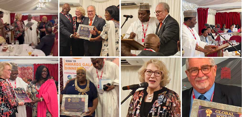 Global South Leaders Honoured at GSUA 25 Summit & Awards at the UK House of Lords