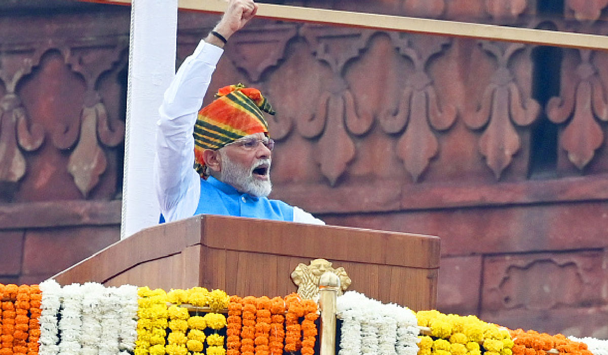 PM Modi Unveils Vision of ‘Naya Bharat’ at 79th Independence Day Celebration