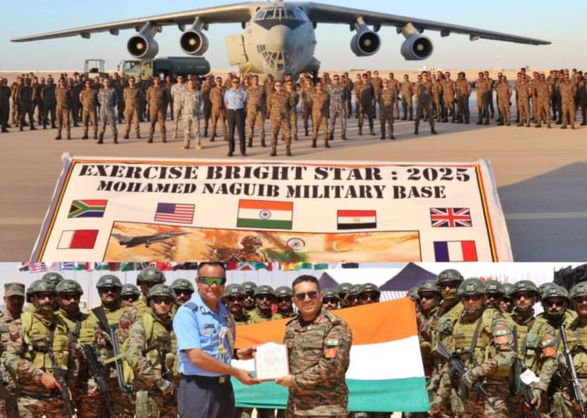India Participates in the Egyptian-American Joint Military Exercise “Bright Star 2025”: The Largest in the Region