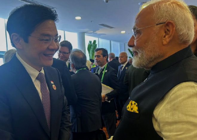 Singapore PM Lawrence Wong Begins First Official Visit to India