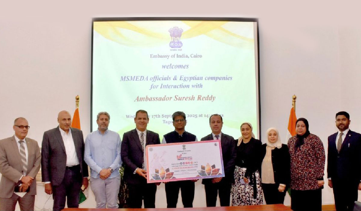 Indian Ambassador to Cairo Highlights Opportunities for India–Egypt Trade and Investment