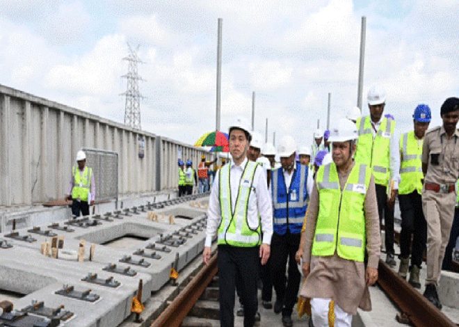 India, Japan Review Progress of Mumbai–Ahmedabad Bullet Train Project