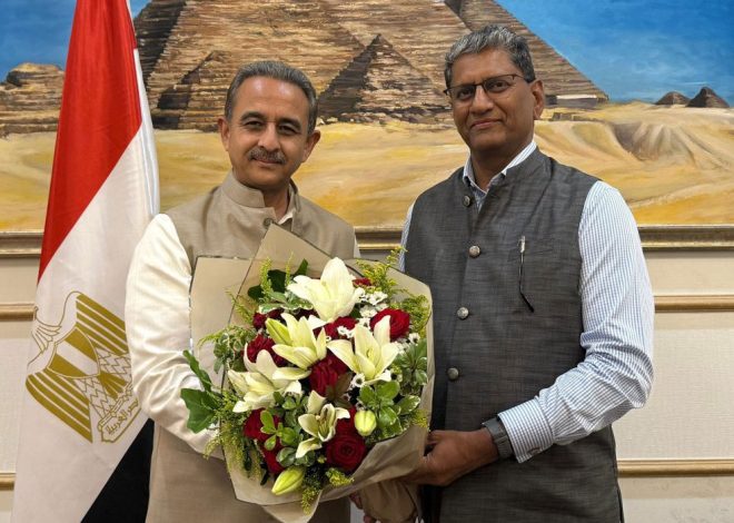 India’s Union Minister Kirti Vardhan Singh Arrives in Cairo to Represent at Gaza Peace Summit