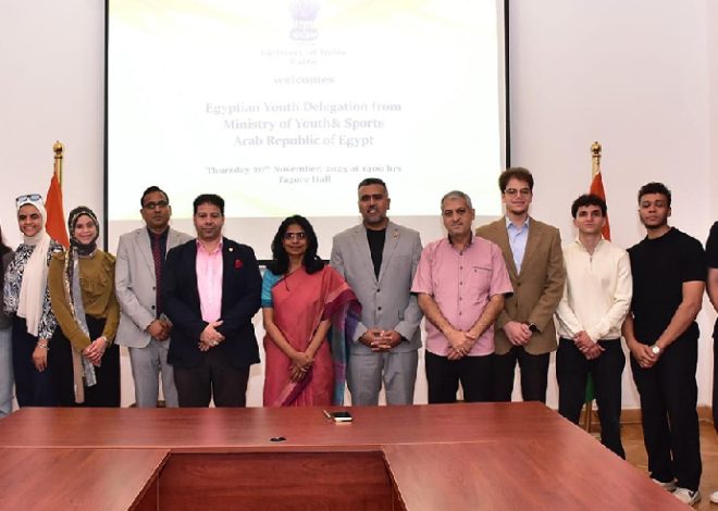 An Egyptian Youth Delegation Visits India to Deepen the Strategic Partnership Between the Two Countries
