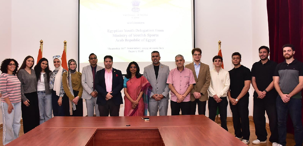 An Egyptian Youth Delegation Visits India to Deepen the Strategic Partnership Between the Two Countries