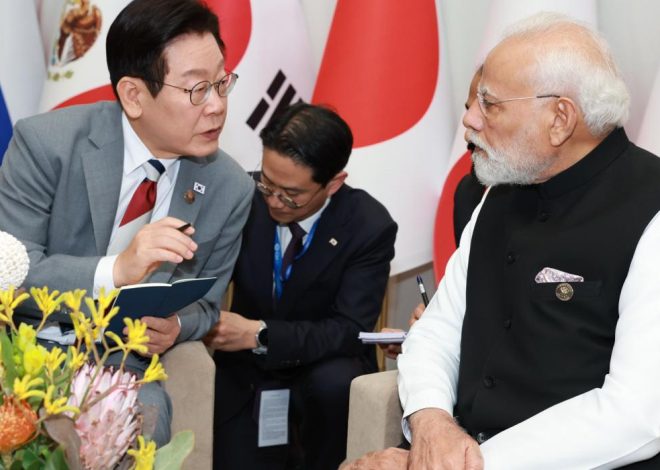 Modi and Lee Chart a New Course for India–South Korea Ties at G20 Johannesburg