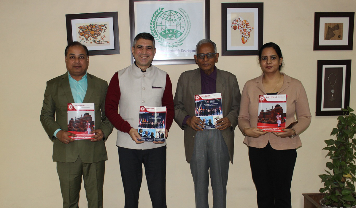 Mr. Rami Qtaishat with Diplomat Today Team Highlights Global Cooperation and Sustainability