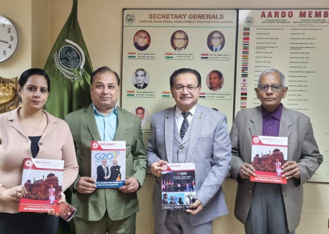 H.E. Manoj Nardev Singh Commends Diplomat Today Magazine
