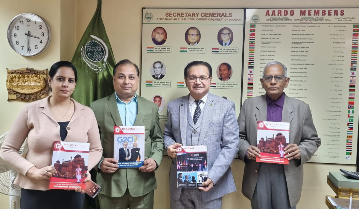 H.E. Manoj Nardev Singh Commends Diplomat Today Magazine