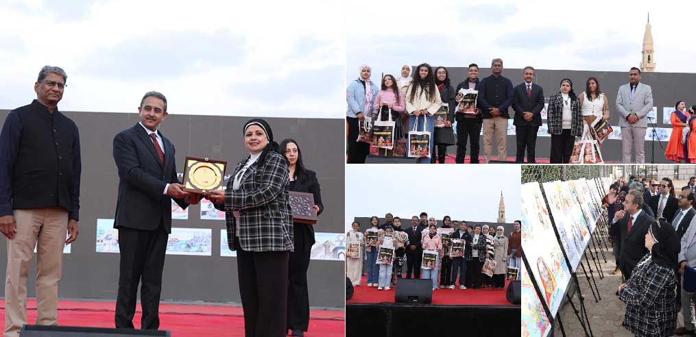 Colors of Friendship: Indian Embassy in Egypt Celebrates “Glimpses of India” Art Winners