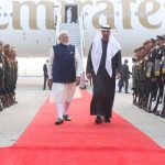 Prime Minister Narendra Modi and UAE President Sheikh Mohamed bin Zayed Al Nahyan