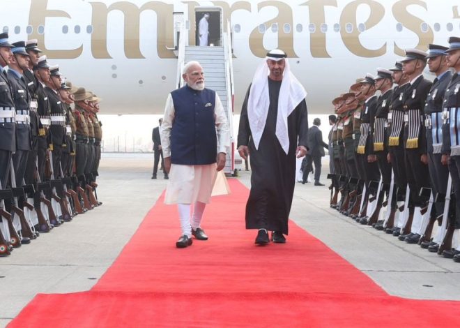Warm Gesture Highlights India–UAE Ties as Modi Receives Emirati President at Airport