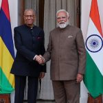 Narendra Modi hosted Prime Minister Navinchandra Ramgoolam