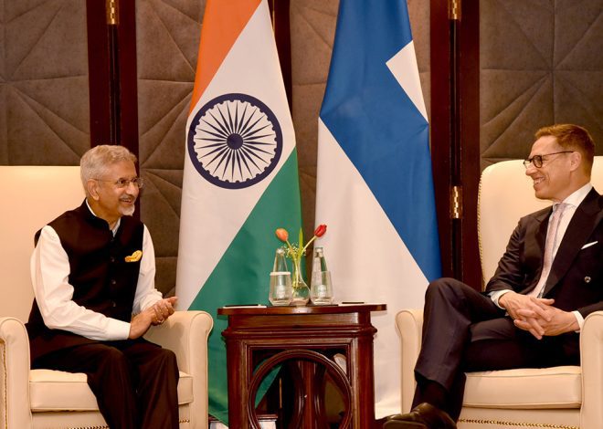 Diplomatic Engagement in New Delhi: President Alexander Stubb Meets EAM S. Jaishankar