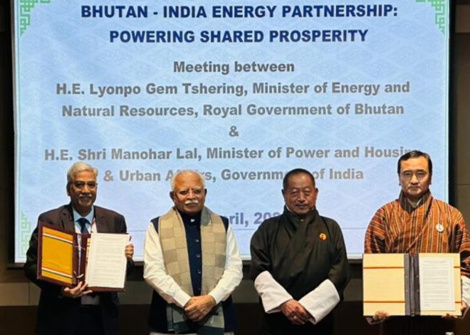 Powering Progress Together: India and Bhutan Elevate Their Energy Alliance