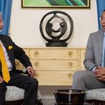 Jaishankar with Prime Minister Andrew Holness