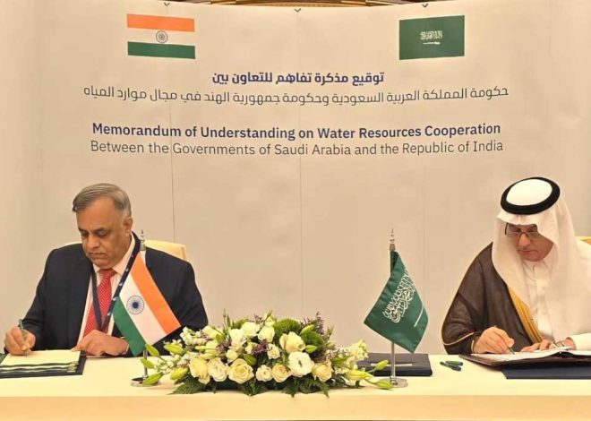 India–Saudi Arabia Deepen Strategic Ties with Landmark Water Resources Cooperation Pact in Jeddah