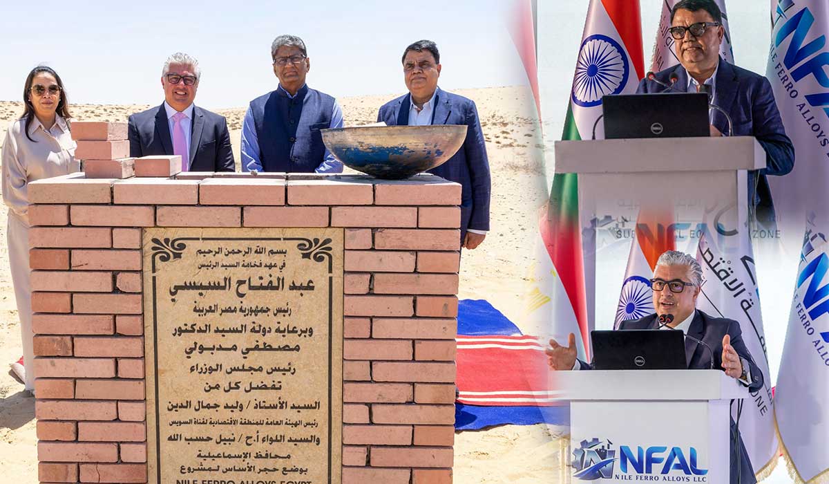 Indian Firm Breaks Ground on $16 Million Ferro Alloys Plant in Egypt’s Suez Canal Economic Zone