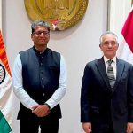 Justice Mahmoud Helmy El Sherif met Indian Ambassador Suresh K. Reddy
