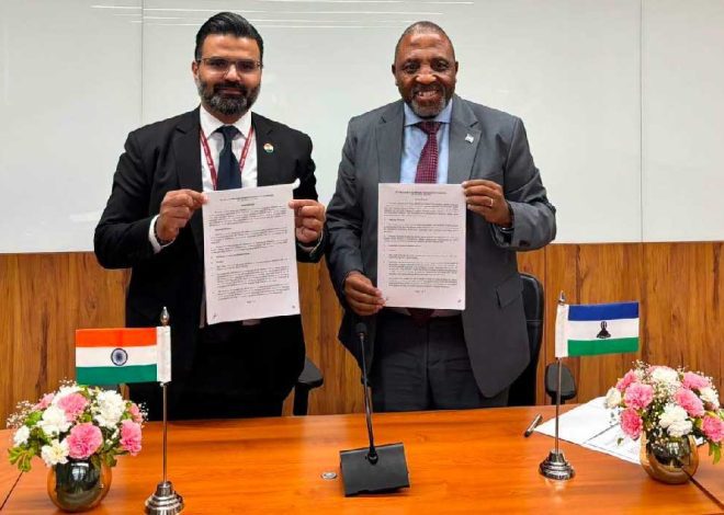 India and Lesotho Strengthen Strategic Partnership at Sixth Joint Bilateral Commission Meeting