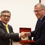 Shri Rajesh Kumar Singh with Karen Brutyan