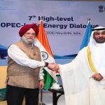 Minister of Petroleum and Natural Gas Hardeep Singh Puri and OPEC Secretary General Haitham Al Ghais