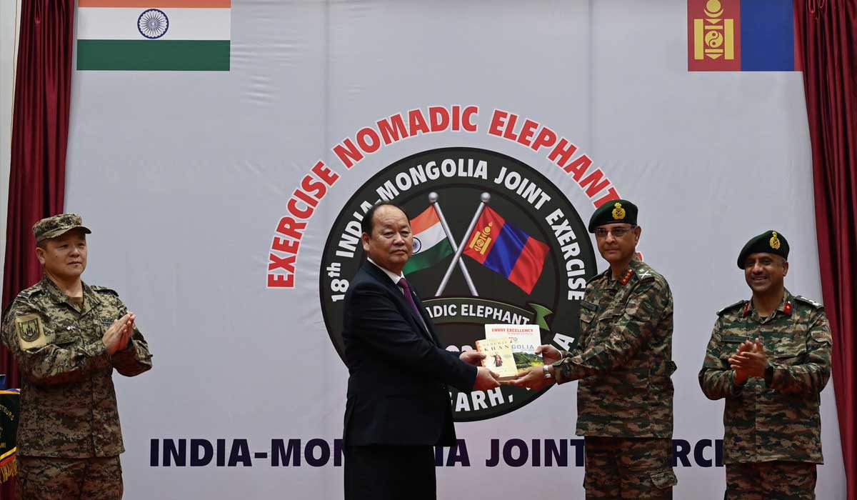 India-Mongolia Defence Ties Strengthen as Nomadic Elephant 2026 Begins in Pithoragarh