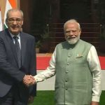 Prime Minister Shri Narendra Modi Prime Minister Shri Narendra Modi welcomed H.E. Mr. Guy Parmelin, President of the Swiss Confederationwelcomed H.E. Mr. Guy Parmelin, President of the Swiss Confederation